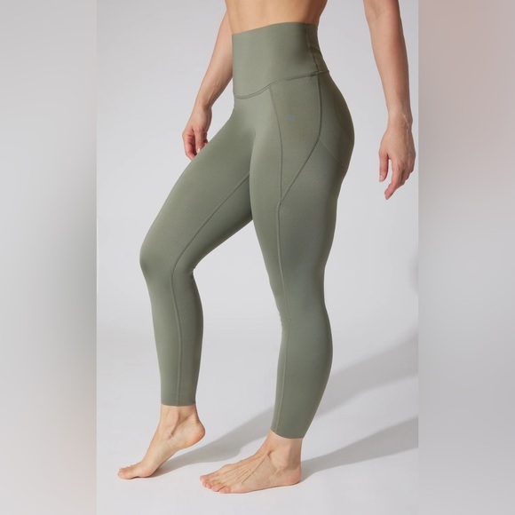 Women's High-Waist Black Leggings - Picture 9 of 16